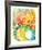 Zinnias-Ronald Julius Christensen-Framed Limited Edition