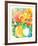 Zinnias-Ronald Julius Christensen-Framed Limited Edition