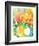 Zinnias-Ronald Julius Christensen-Framed Limited Edition