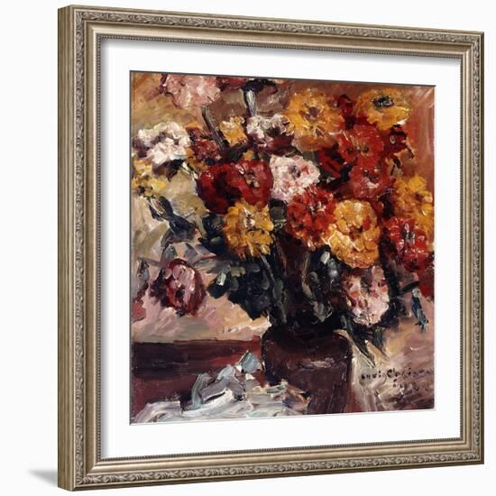 Zinnien-Lovis Corinth-Framed Giclee Print