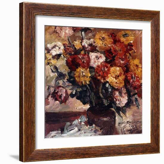 Zinnien-Lovis Corinth-Framed Giclee Print