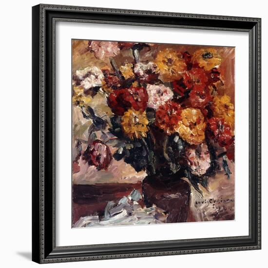 Zinnien-Lovis Corinth-Framed Giclee Print