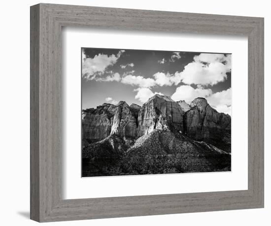 Zion Canyon I Crop-Laura Marshall-Framed Photographic Print