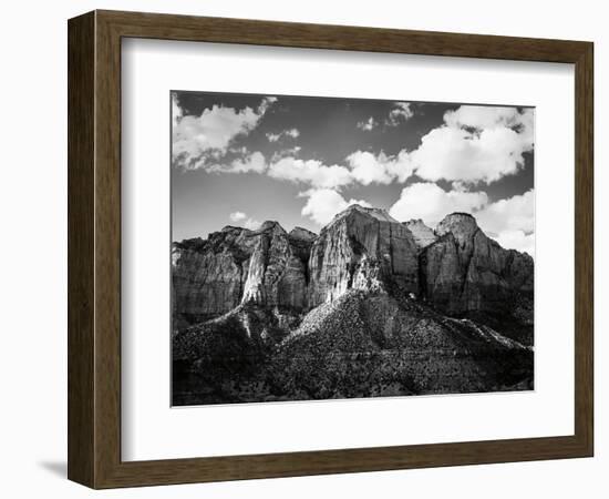 Zion Canyon I Crop-Laura Marshall-Framed Photographic Print