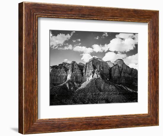 Zion Canyon I Crop-Laura Marshall-Framed Photographic Print