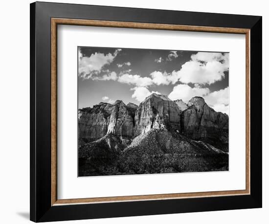 Zion Canyon I Crop-Laura Marshall-Framed Photographic Print