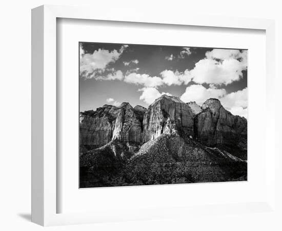 Zion Canyon I Crop-Laura Marshall-Framed Photographic Print