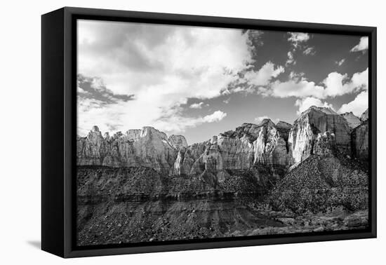 Zion Canyon III-Laura Marshall-Framed Stretched Canvas