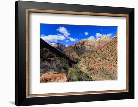 Zion Canyon View from Zion Park Boulevard-Eleanor-Framed Photographic Print