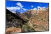 Zion Canyon View from Zion Park Boulevard-Eleanor-Mounted Photographic Print