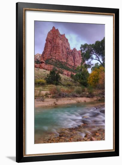 Zion Morning Riverside-Vincent James-Framed Photographic Print