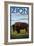 Zion National Park, UT - Bison-Lantern Press-Framed Premium Giclee Print