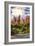 Zion National Park - Virgin River and Peaks-Lantern Press-Framed Premium Giclee Print