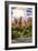 Zion National Park - Virgin River and Peaks-Lantern Press-Framed Premium Giclee Print