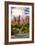 Zion National Park - Virgin River and Peaks-Lantern Press-Framed Art Print