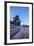 Zion NP, Utah, USA: Person With Headlamp Stands On Cliff Waiting For Star Sky, Checkerboard Mesa-Axel Brunst-Framed Photographic Print