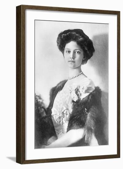 Zita, H.R.H. Empress of Austria, Princess of Bourbon and Parma, 1914-null-Framed Photographic Print