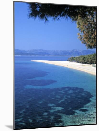 Zlatni Rat, Brac Island, Croatia-Alan Copson-Mounted Photographic Print