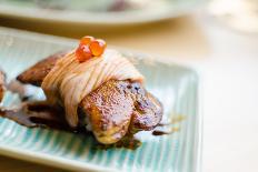 Grilled Foie Gras and Salmon Sushi-zmkstudio-Photographic Print