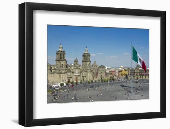 Zocalo in Mexico City-dubassy-Framed Photographic Print