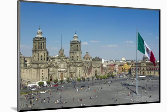 Zocalo in Mexico City-dubassy-Mounted Photographic Print