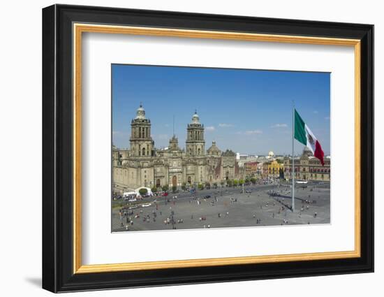 Zocalo in Mexico City-dubassy-Framed Photographic Print