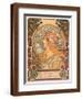 Zodiac, 1896-Alphonse Mucha-Framed Giclee Print