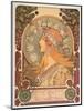 Zodiac, 1896-Alphonse Mucha-Mounted Giclee Print