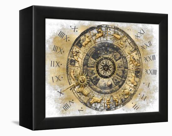 Zodiac Calendar I-Oliver Jeffries-Framed Stretched Canvas