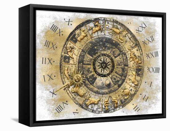 Zodiac Calendar I-Oliver Jeffries-Framed Stretched Canvas