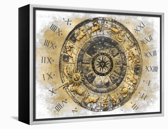 Zodiac Calendar I-Oliver Jeffries-Framed Stretched Canvas