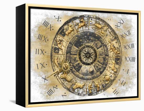 Zodiac Calendar I-Oliver Jeffries-Framed Stretched Canvas