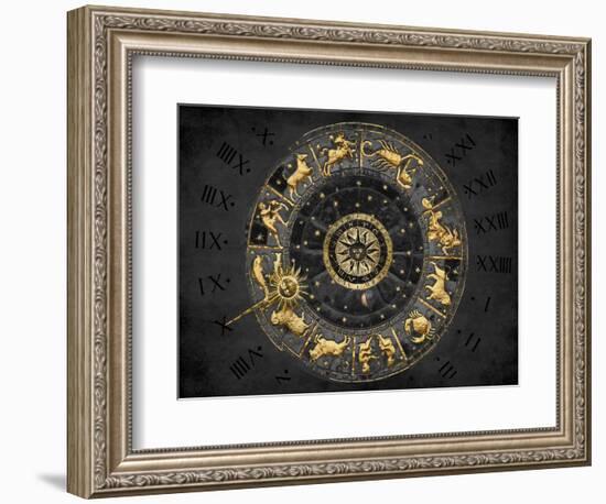 Zodiac Calendar II-Oliver Jeffries-Framed Art Print