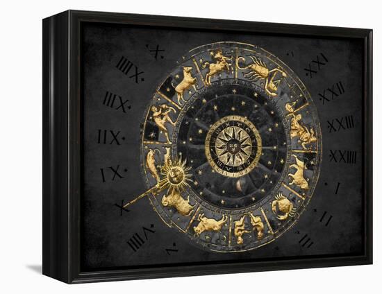 Zodiac Calendar II-Oliver Jeffries-Framed Stretched Canvas