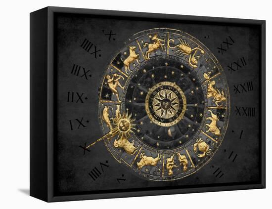 Zodiac Calendar II-Oliver Jeffries-Framed Stretched Canvas