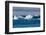 Zodiac cruising back to a cruise ship anchoring behind an iceberg, Brown Bluff, Antarctica, Polar R-Michael Runkel-Framed Photographic Print