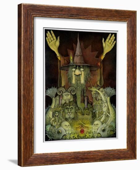 Zodiac Magician-Wayne Anderson-Framed Giclee Print