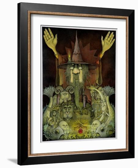 Zodiac Magician-Wayne Anderson-Framed Giclee Print