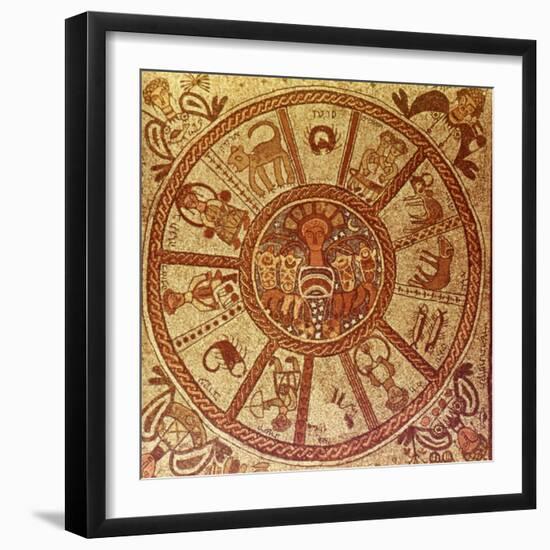 Zodiac, Roman Mosaic-null-Framed Giclee Print