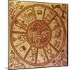 Zodiac, Roman Mosaic-null-Mounted Giclee Print