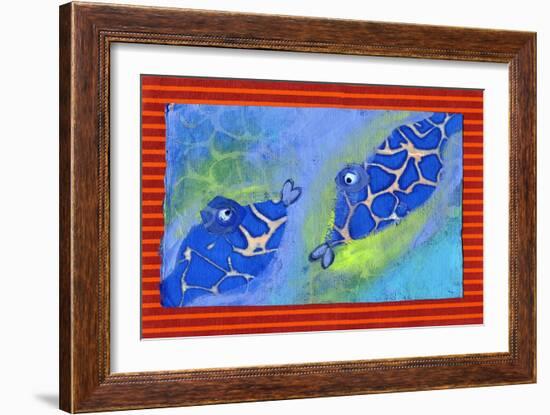 Zodiac Sign: Fish.-Patrizia La Porta-Framed Giclee Print