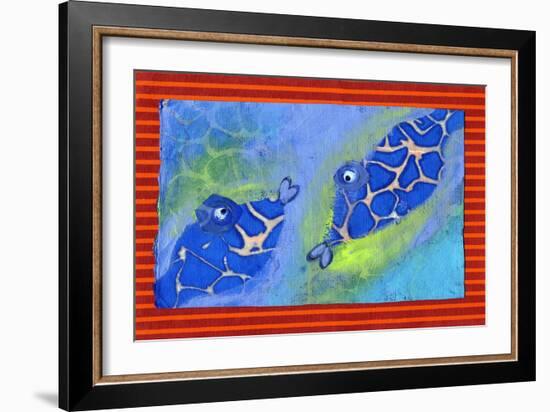 Zodiac Sign: Fish.-Patrizia La Porta-Framed Giclee Print