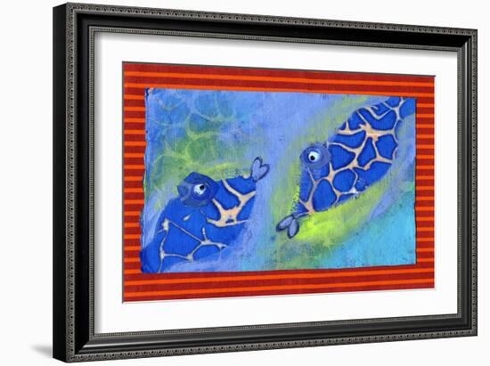 Zodiac Sign: Fish.-Patrizia La Porta-Framed Giclee Print