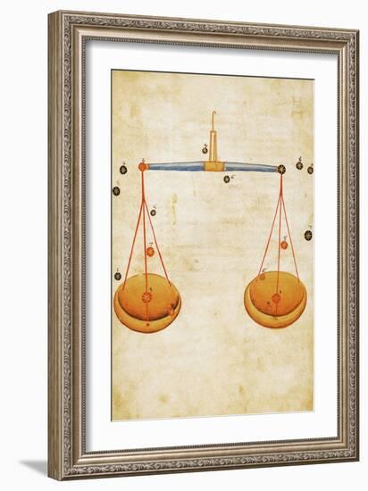 Zodiac Sign: Libra, C1350-null-Framed Giclee Print