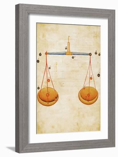 Zodiac Sign: Libra, C1350-null-Framed Giclee Print