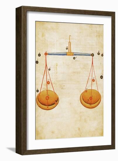 Zodiac Sign: Libra, C1350-null-Framed Giclee Print