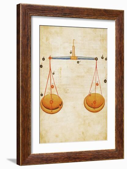 Zodiac Sign: Libra, C1350-null-Framed Giclee Print