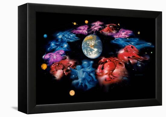 Zodiac Signs-Detlev Van Ravenswaay-Framed Premier Image Canvas