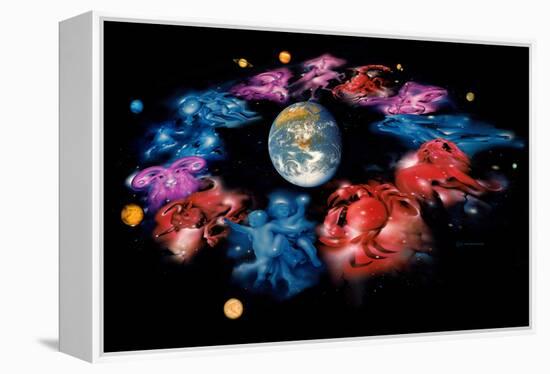 Zodiac Signs-Detlev Van Ravenswaay-Framed Premier Image Canvas