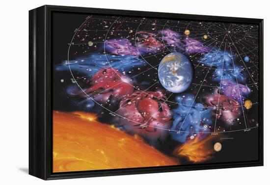 Zodiac Signs-Detlev Van Ravenswaay-Framed Premier Image Canvas